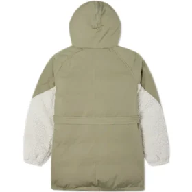 Chaqueta de plumón, tallas asiáticas «Olive Green White»