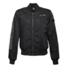 Chaqueta deportiva casual de cuello corto, tallas asiáticas, «Negro»