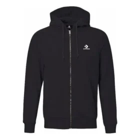 Chaqueta deportiva casual transpirable para hombre de Converse, color negro