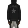Chaqueta deportiva con capucha y logo trasero Converse x Slam Jam para hombre, color negro