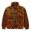 Chaqueta holgada con estampado de leopardo retro, estilo para pareja, tallas asiáticas, «marrón»