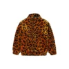 Chaqueta holgada con estampado de leopardo retro, estilo para pareja, tallas asiáticas, «marrón»