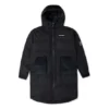 Chaqueta larga de plumón premium, tallas asiáticas, «Negro»