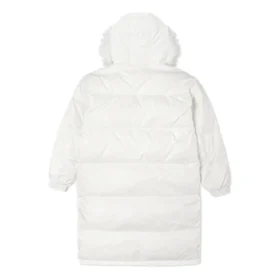 Chaqueta larga de plumón Tallas asiáticas «Blanca»