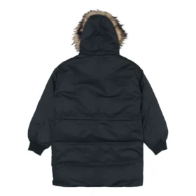 Chaqueta larga de plumón, tallas asiáticas, «Negro»
