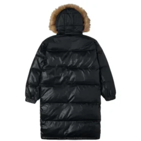 Chaqueta larga de plumón, tallas asiáticas, «Negro»
