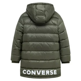 Chaqueta larga de plumón, tallas asiáticas «Olive Green»