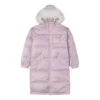 Chaqueta larga de plumón, tallas asiáticas «Pink»