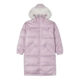Chaqueta larga de plumón, tallas asiáticas «Pink»