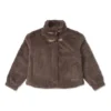 Chaqueta peluda YOTD Tallas asiáticas «Marrón»