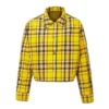 Chaqueta reversible de cuadros Tallas asiáticas «Amarillo»