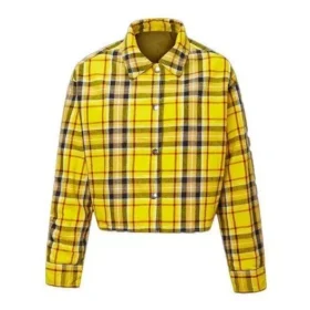 Chaqueta reversible de cuadros Tallas asiáticas «Amarillo»