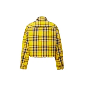 Chaqueta reversible de cuadros Tallas asiáticas «Amarillo»