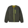 Chaqueta reversible de forro polar Stay Warm con logotipo, verde