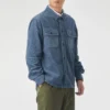 Chaqueta tipo camisa Asia Talla «Lakeside Blue»