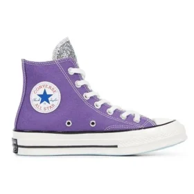 Chiara x Chuck 70 High «Silver Glitter Purple»