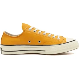 Chuck 1970s de cuero en colores de temporada «Amarillo y blanco»