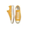 Chuck 1970s de cuero en colores de temporada «Amarillo y blanco»
