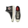 Chuck 70 Crafted Leather High «Black Egret»