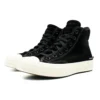 Chuck 70 de cuello acolchado alto «Metales anodizados – Negro»