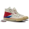 Chuck 70 «Egret Red Blue»