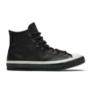 Chuck 70 HI «Black Leather White»