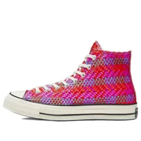 Chuck 70 Hi «Culture Weave – Rojo Rosa»