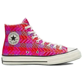 Chuck 70 Hi «Culture Weave – Rojo Rosa»