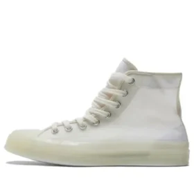 Chuck 70 HI Zapatillas de lona translúcida «Egret»