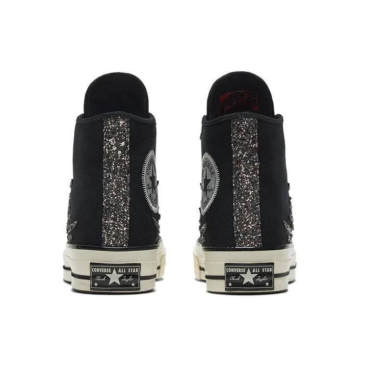 Chuck 70 High «Archival Glitter Flame – Black Egret» Chuck 70 High «Archival Glitter Flame – Black Egret»