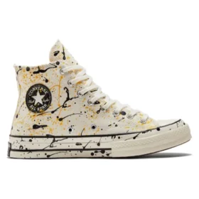 Chuck 70 High «Archive Paint Splatter – Egret»