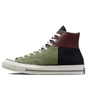Chuck 70 High «Crafted Patchwork – Verde Trolled/Marrón Earth»