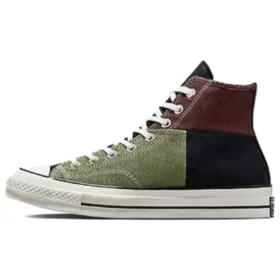 Chuck 70 High «Crafted Patchwork – Verde Trolled/Marrón Earth»