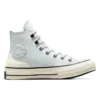 Chuck 70 High de cuero «Blanco Beige»