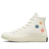 Chuck 70 High «Embroidered Floral – Egret»