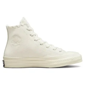 Chuck 70 High «Embroidered Floral – Egret»