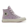 Chuck 70 High «Estampado floral bordado – Amatista pálida»