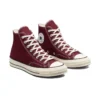 Chuck 70 High «Lona reciclada – Burdeos oscuro»