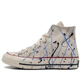 Chuck 70 High «Paint Splatter – Egret»