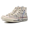 Chuck 70 High «Paint Splatter – Egret»