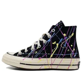Chuck 70 High «Paint Splatter – Negro»