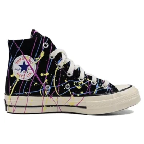 Chuck 70 High «Paint Splatter – Negro»