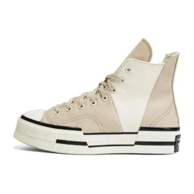 Chuck 70 High Plus «Logo Collage – Beach Stone»