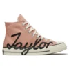 Chuck 70 High «Scripted Signature Print – Rose Gold»