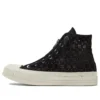 Chuck 70 High «Speckled Black Crochet»