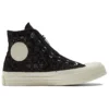 Chuck 70 High «Speckled Black Crochet»