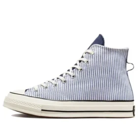Chuck 70 High «Washed Indigo Hickory Stripes»