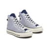Chuck 70 High «Washed Indigo Hickory Stripes»