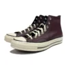 Chuck 70 Leather High «Colorblock – Black Currant»