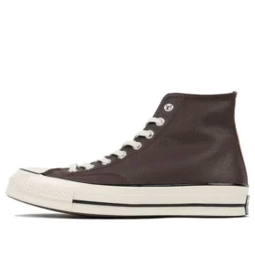 Chuck 70 Leather High «Colorblock – Dark Root Brown»